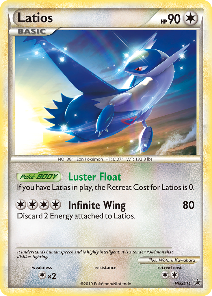 Latios HGSS11/25 Promo | HGSS Black Star Promos | Pokemon Card