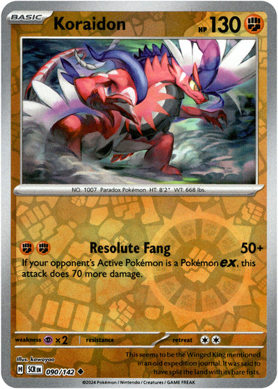 Koraidon 90/142 Reverse Holo | Stellar Crown | Pokemon Card