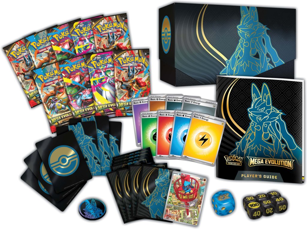 Lucario - Mega Evolution Elite Trainer Box | Pokemon TCG | Boxed Sets
