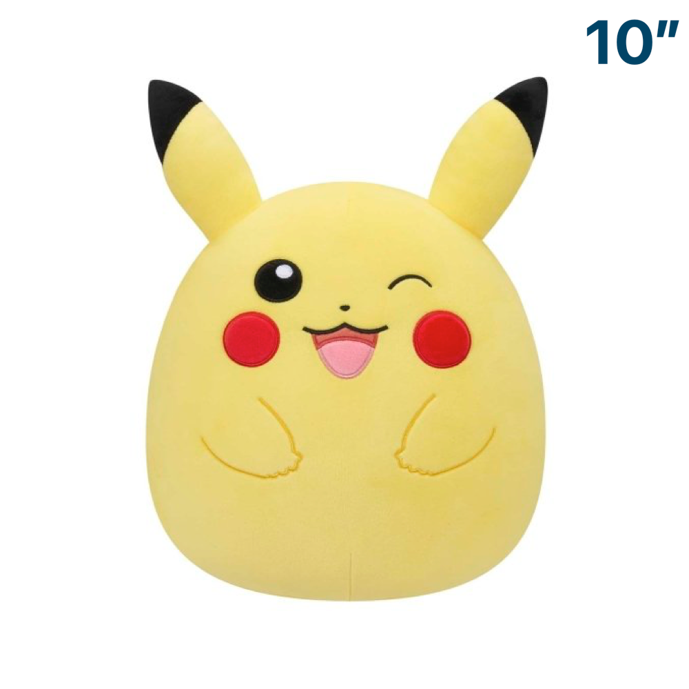 Pikachu (Wink) ~ 10" Pokemon Squishmallow Plush ~ IN STOCK ~ Limit ONE Per Customer