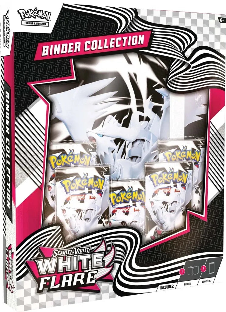 White Flare Binder Collection | Pokemon TCG | Boxed Sets