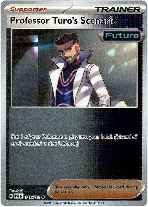 Professor Turo's Scenario 121/131 Reverse Holo | Prismatic Evolutions | Pokemon Card