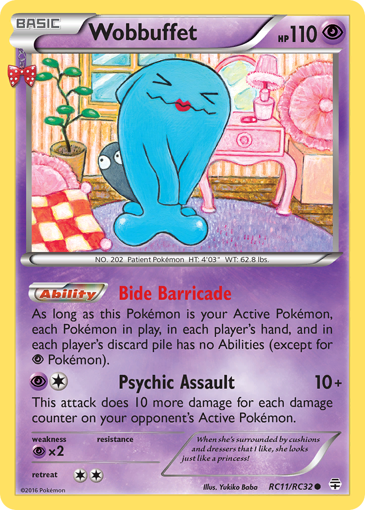 Wobbuffet RC11/83 Common | Generations | Pokemon Card