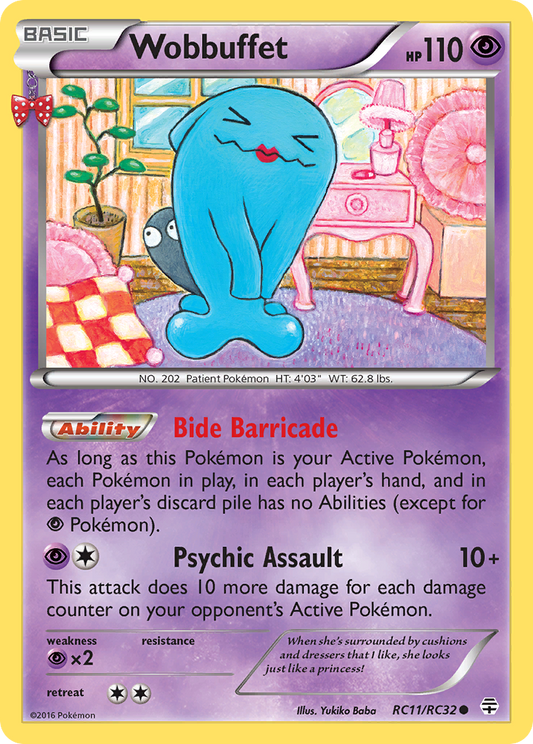 Wobbuffet RC11/83 Common | Generations | Pokemon Card