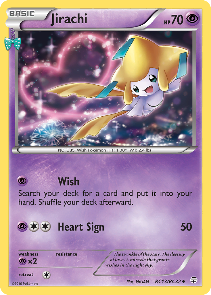 Jirachi RC13/83 Uncommon | Generations | Pokemon Card