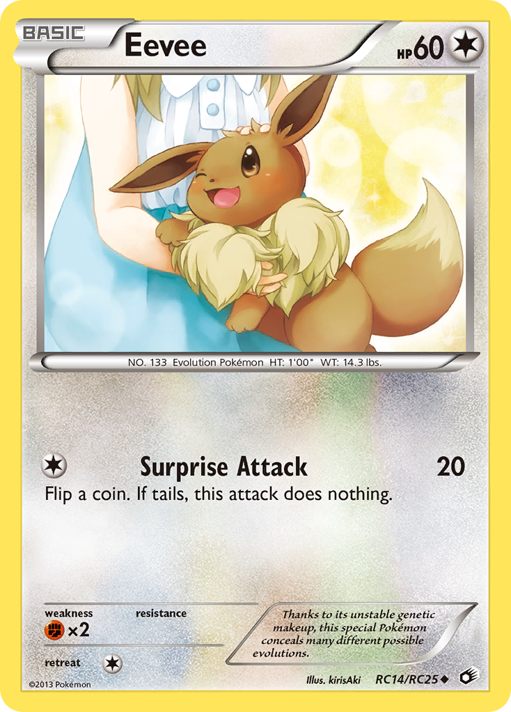 Eevee RC14/113 Uncommon | Legendary Treasures | Pokemon Card