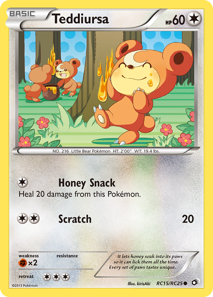 Teddiursa RC15/113 Common | Legendary Treasures | Pokemon Card
