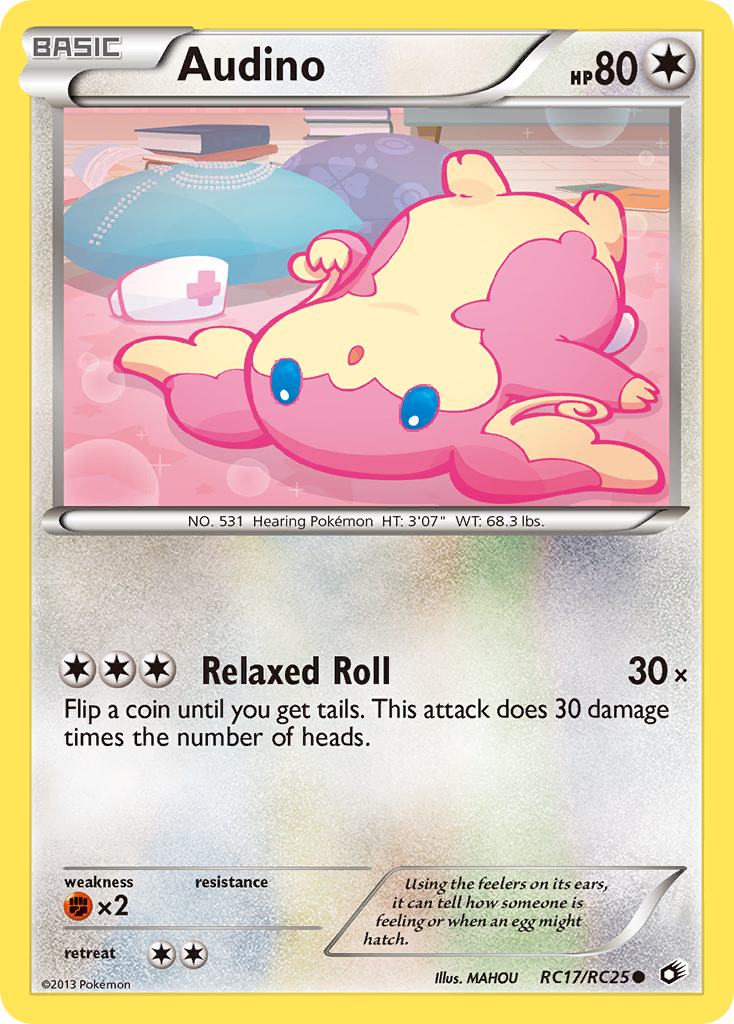 Audino RC17/113 Common | Legendary Treasures | Pokemon Card