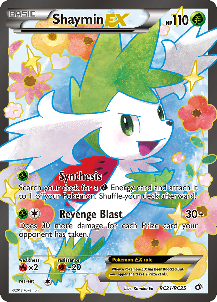 Shaymin-EX RC21/113 Rare Ultra | Legendary Treasures | Pokemon Card
