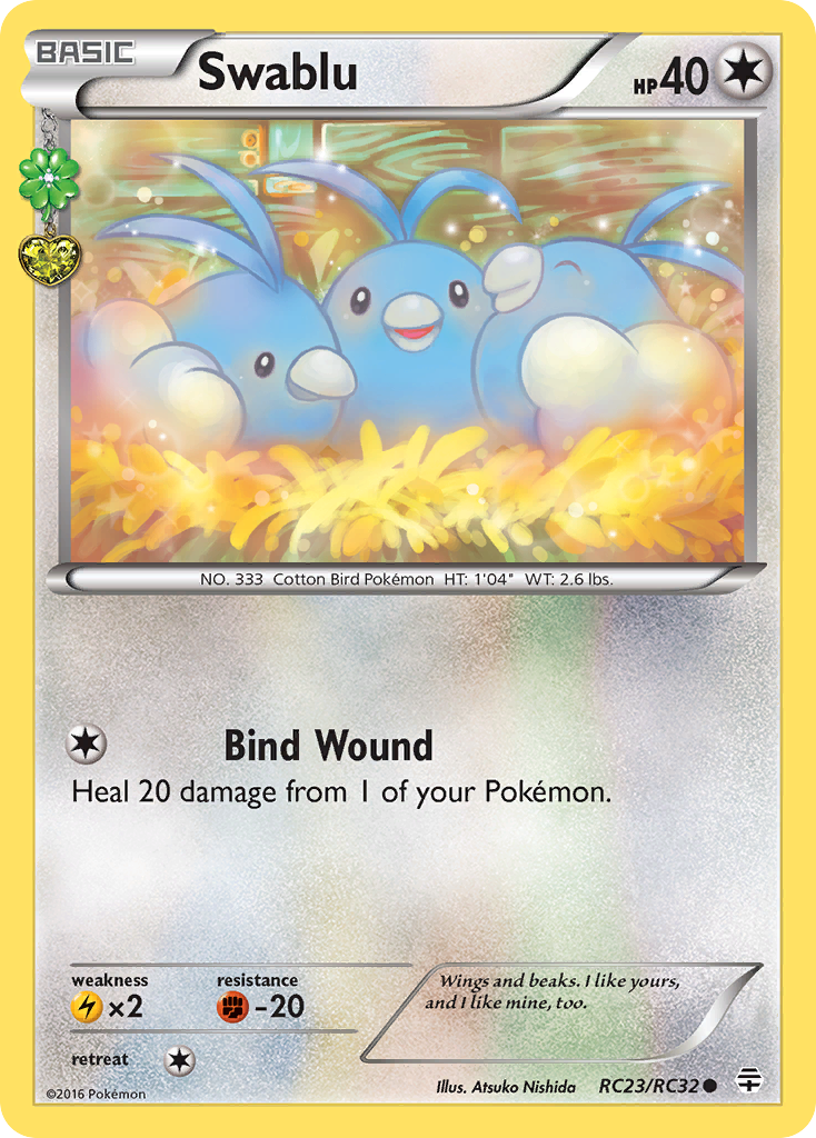 Swablu RC23/83 Common | Generations | Pokemon Card