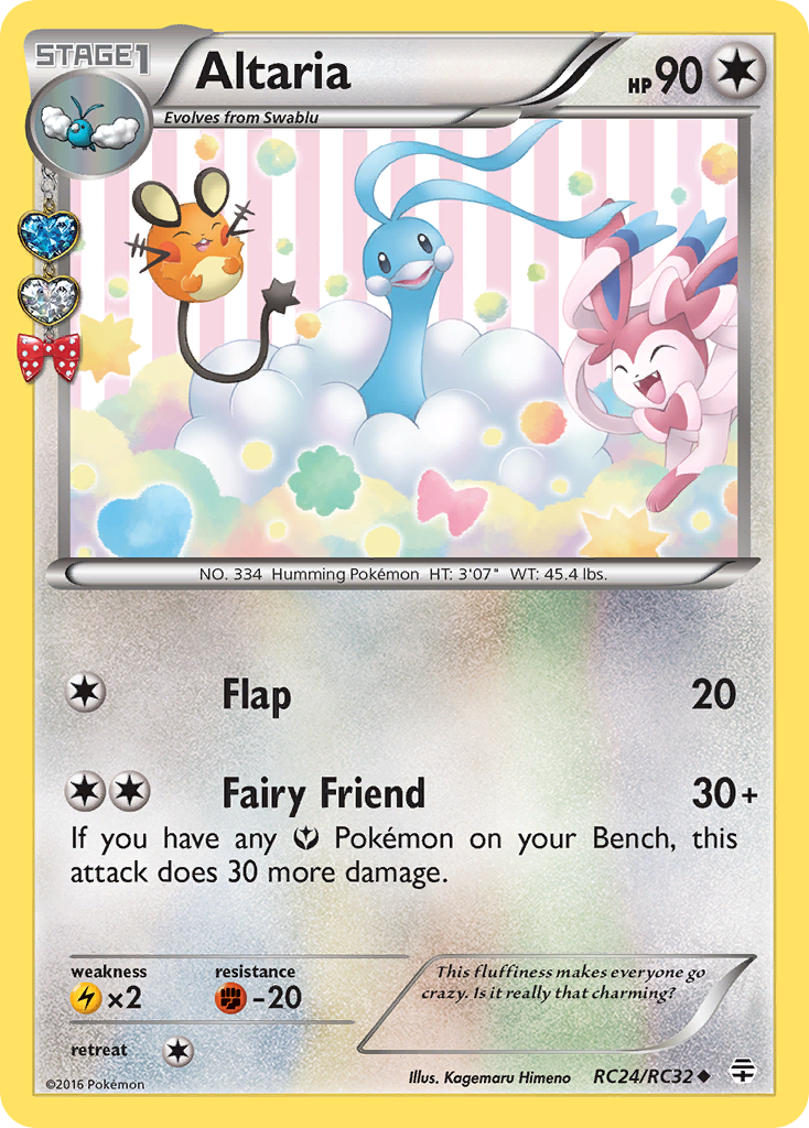 Altaria RC24/83 Uncommon | Generations | Pokemon Card