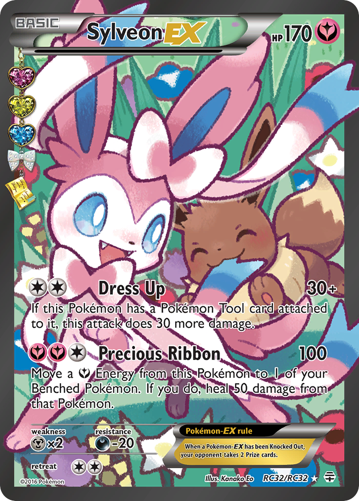 Sylveon-EX RC32/83 Rare Ultra | Generations | Pokemon Card