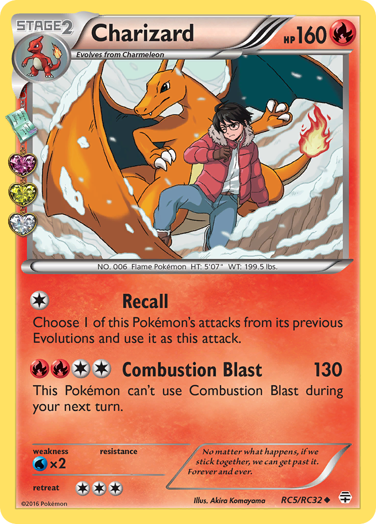 Charizard RC5/83 Uncommon | Generations | Pokemon Card