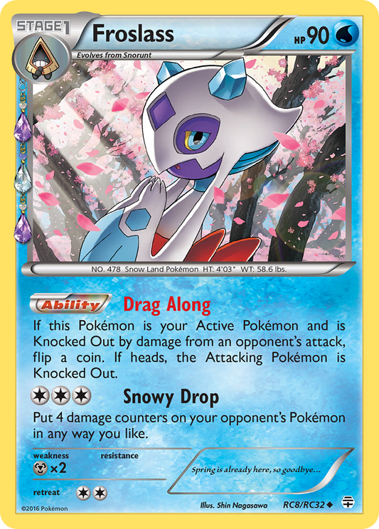 Froslass RC8/83 Uncommon | Generations | Pokemon Card