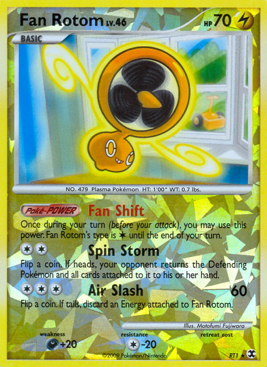 Fan Rotom RT1/111 Rare | Rising Rivals | Pokemon Card