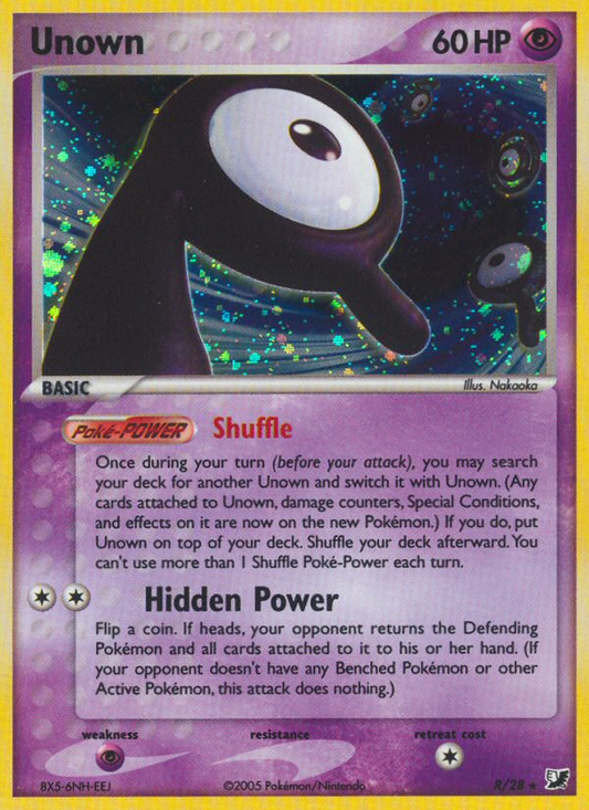 Unown R/115 Rare | Unseen Forces | Pokemon Card