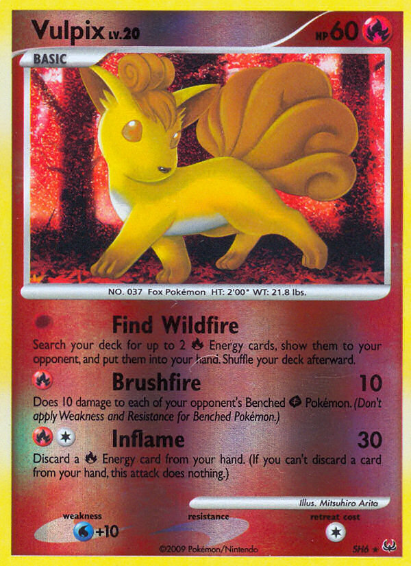 Vulpix SH6/127 Rare | Platinum | Pokemon Card