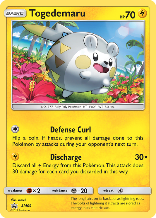 Togedemaru SM09/248 Promo | SM Black Star Promos | Pokemon Card