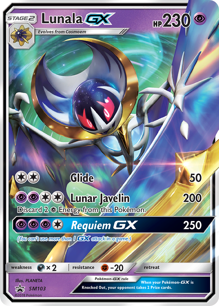 Lunala-GX SM103/248 Promo | SM Black Star Promos | Pokemon Card