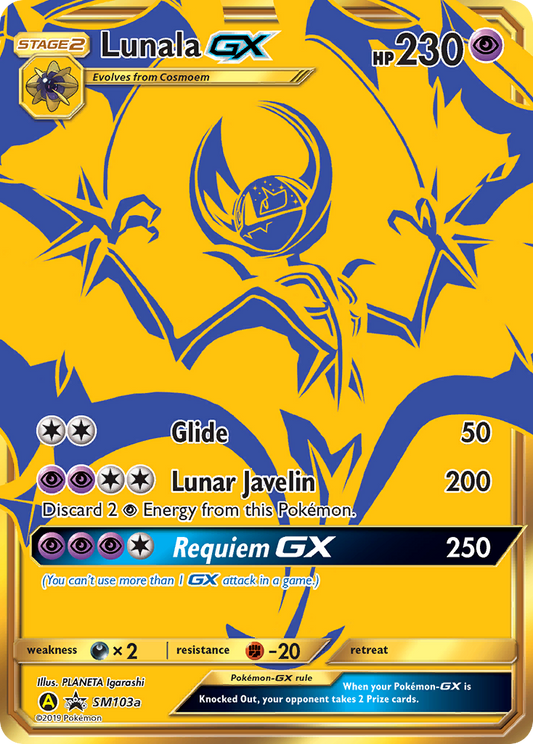 Lunala-GX SM103a/248 Promo | SM Black Star Promos | Pokemon Card