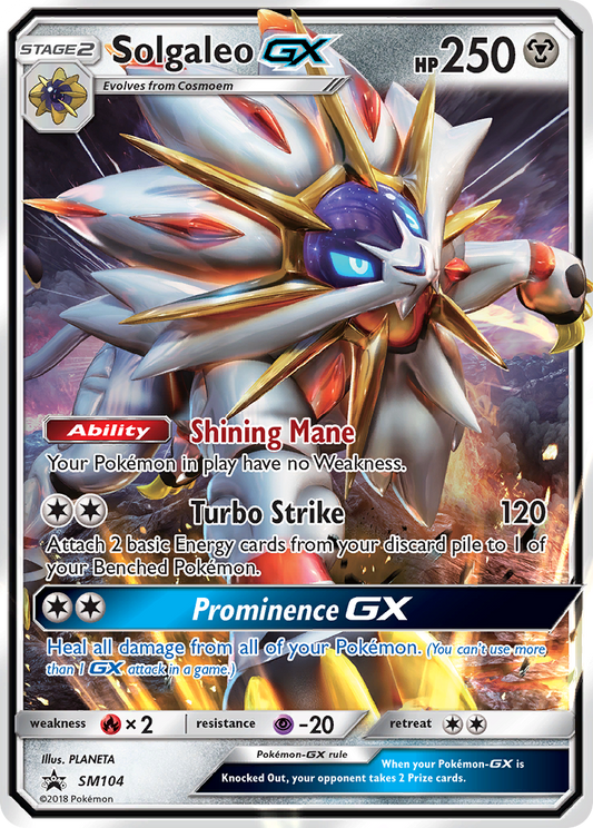 Solgaleo-GX SM104/248 Promo | SM Black Star Promos | Pokemon Card