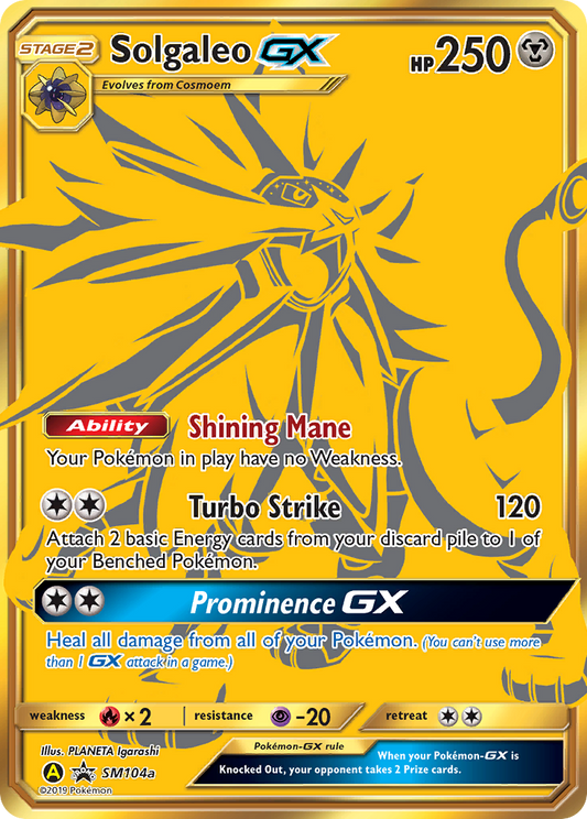 Solgaleo-GX SM104a/248 Promo | SM Black Star Promos | Pokemon Card