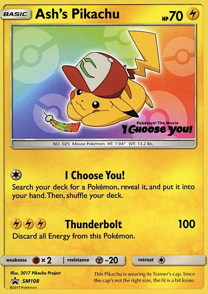 Ash's Pikachu SM108/248 Promo | SM Black Star Promos | Pokemon Card