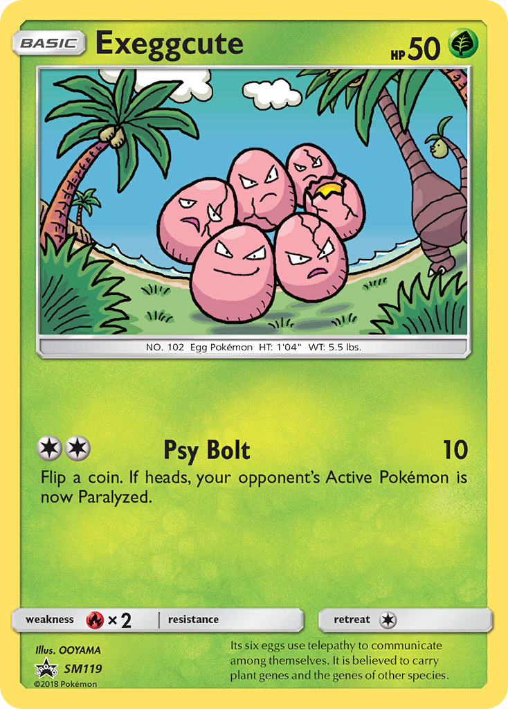 Exeggcute SM119/248 Promo | SM Black Star Promos | Pokemon Card