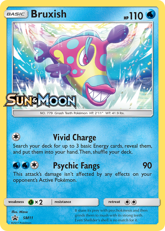 Bruxish SM11/248 Promo | SM Black Star Promos | Pokemon Card