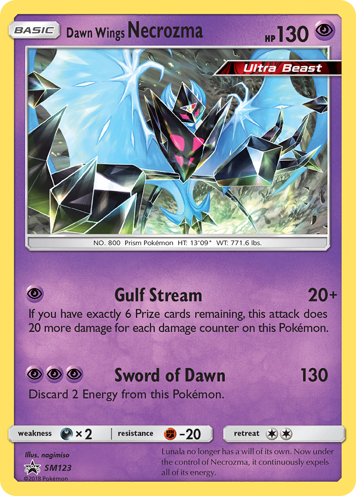 Dawn Wings Necrozma SM123/248 Promo | SM Black Star Promos | Pokemon Card