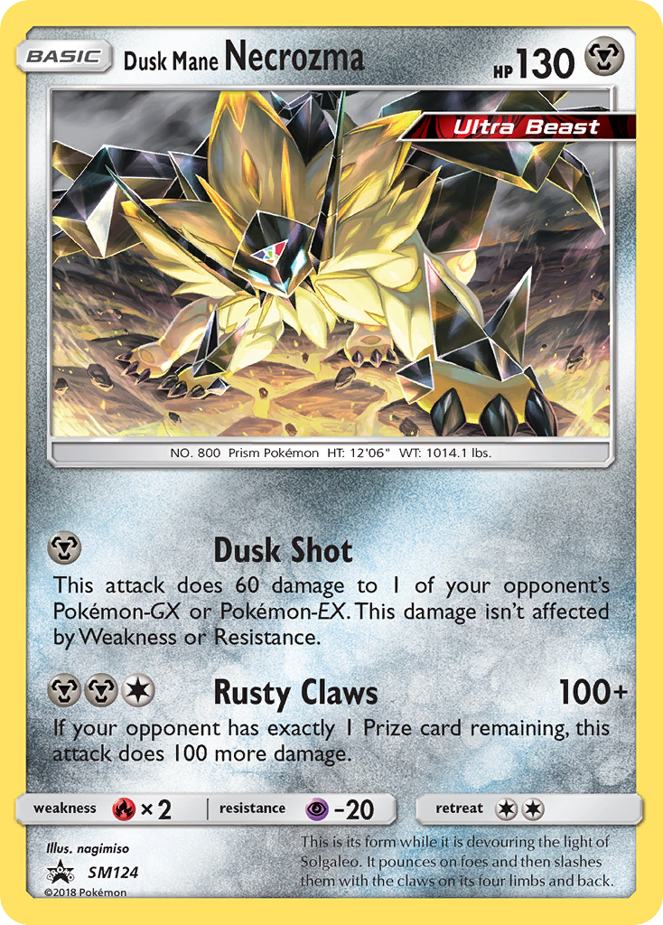 Dusk Mane Necrozma SM124/248 Promo | SM Black Star Promos | Pokemon Card