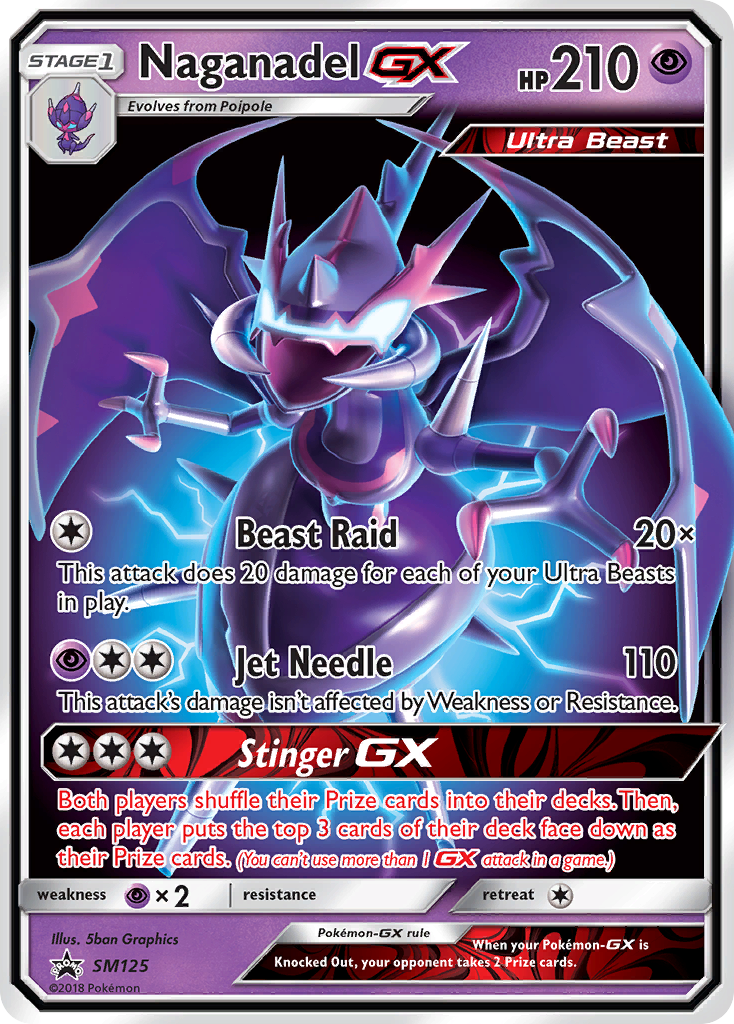 Naganadel-GX SM125/248 Promo | SM Black Star Promos | Pokemon Card