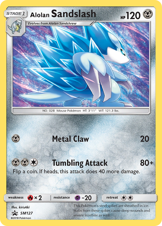 Alolan Sandslash SM127/248 Promo | SM Black Star Promos | Pokemon Card
