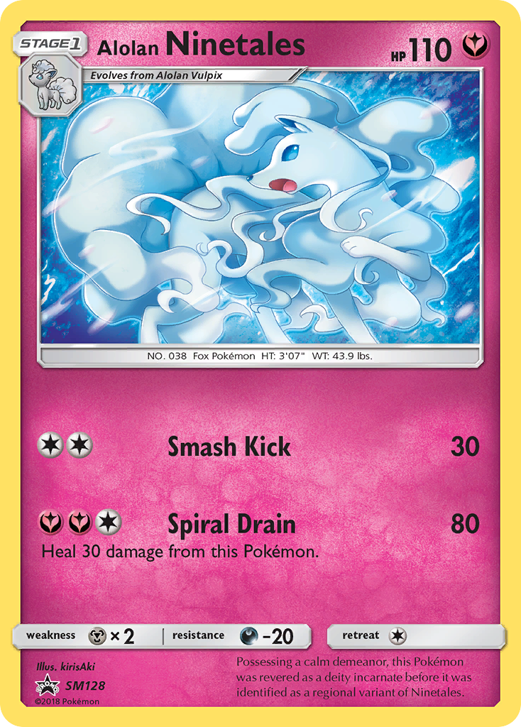 Alolan Ninetales SM128/248 Promo | SM Black Star Promos | Pokemon Card