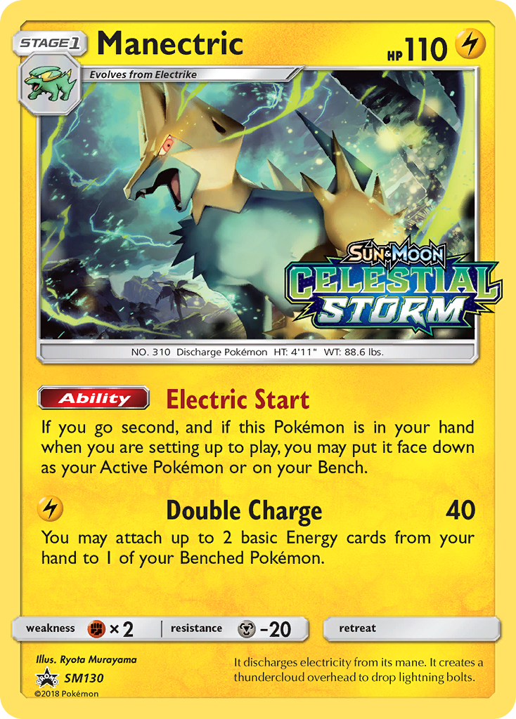 Manectric SM130/248 Promo | SM Black Star Promos | Pokemon Card