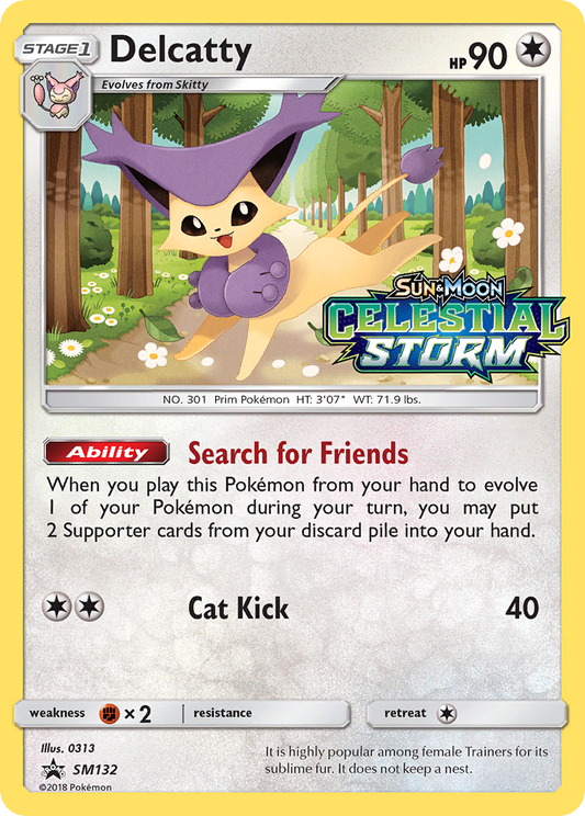Delcatty SM132/248 Promo | SM Black Star Promos | Pokemon Card