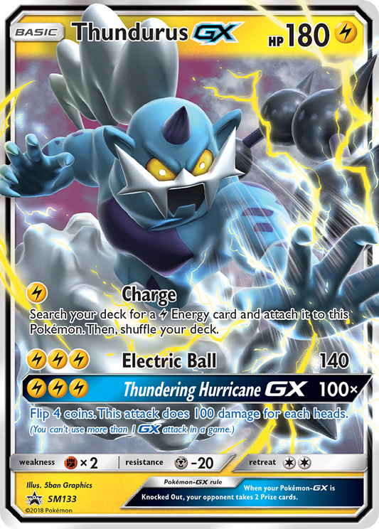 Thundurus-GX SM133/248 Promo | SM Black Star Promos | Pokemon Card