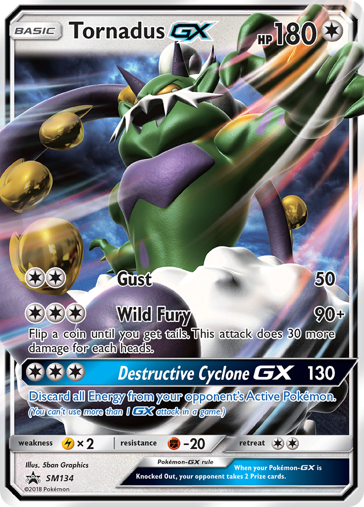 Tornadus-GX SM134/248 Promo | SM Black Star Promos | Pokemon Card