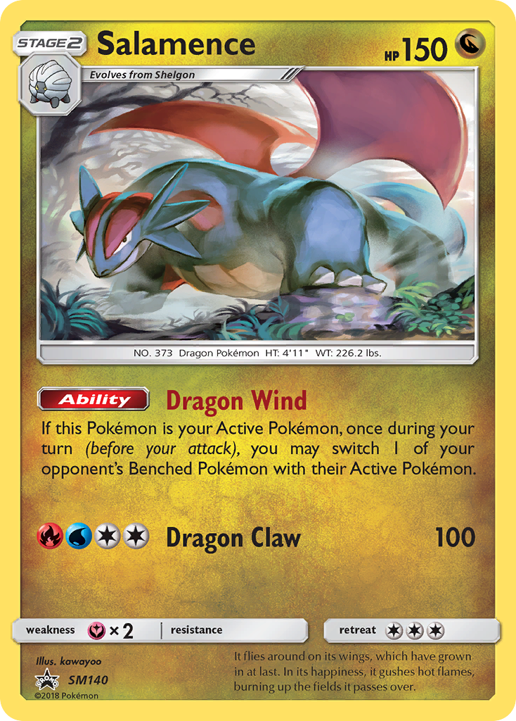 Salamence SM140/248 Promo | SM Black Star Promos | Pokemon Card