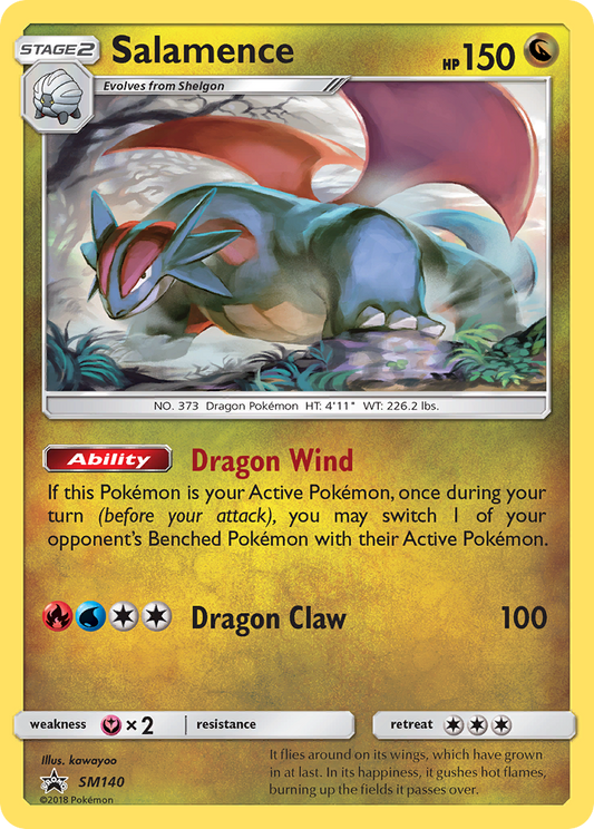Salamence SM140/248 Promo | SM Black Star Promos | Pokemon Card