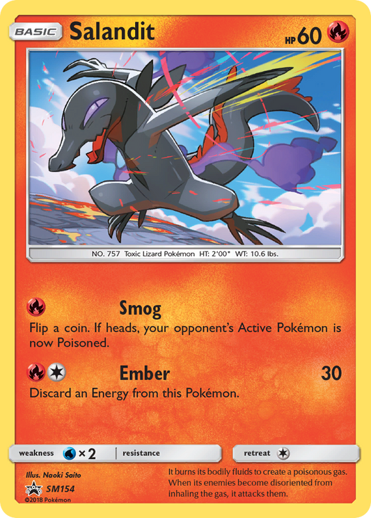 Salandit SM154/248 Promo | SM Black Star Promos | Pokemon Card