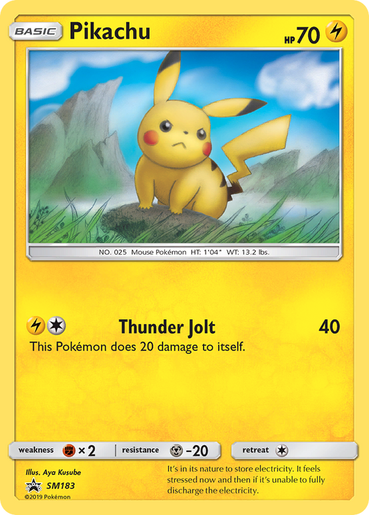 Pikachu SM183/248 Promo | SM Black Star Promos | Pokemon Card