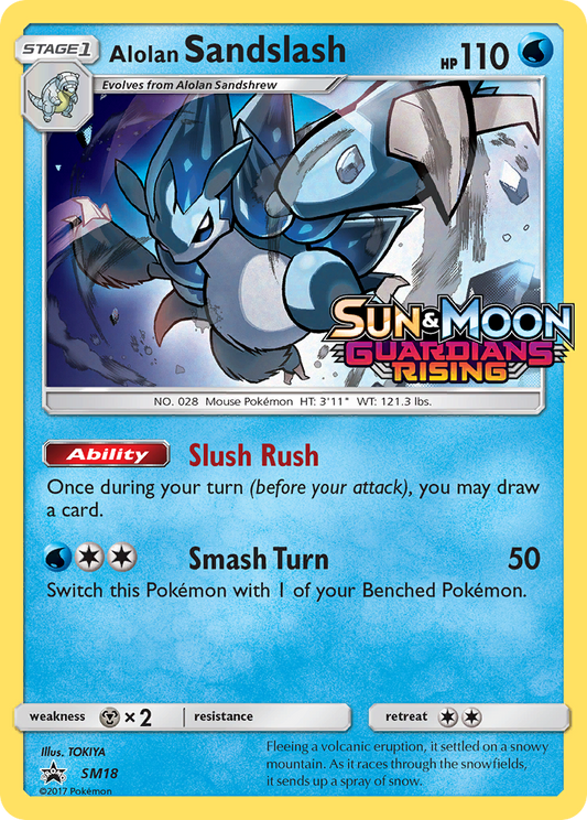Alolan Sandslash SM18/248 Promo | SM Black Star Promos | Pokemon Card
