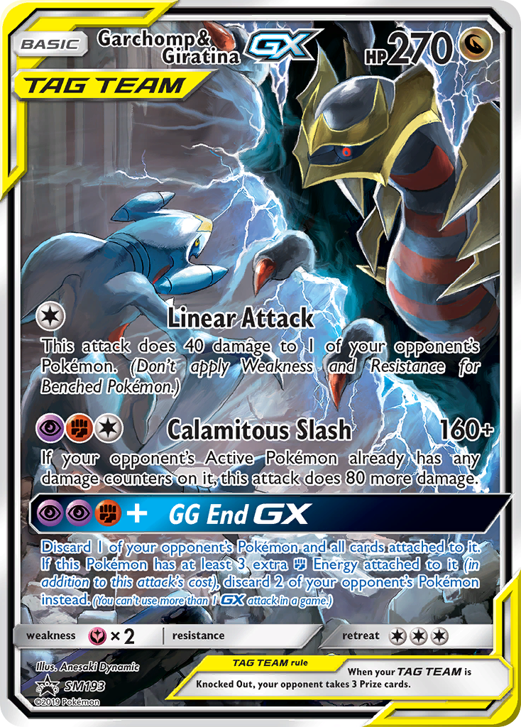 Garchomp & Giratina-GX SM193/248 Promo | SM Black Star Promos | Pokemon Card