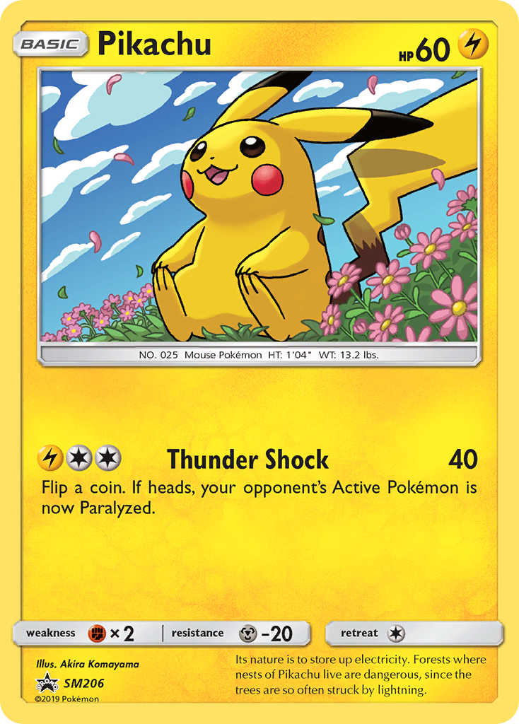 Pikachu SM206/248 Promo | SM Black Star Promos | Pokemon Card