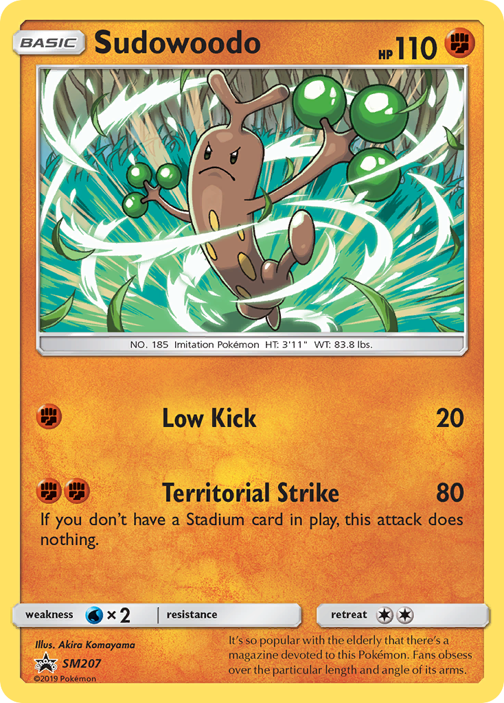 Sudowoodo SM207/248 Promo | SM Black Star Promos | Pokemon Card