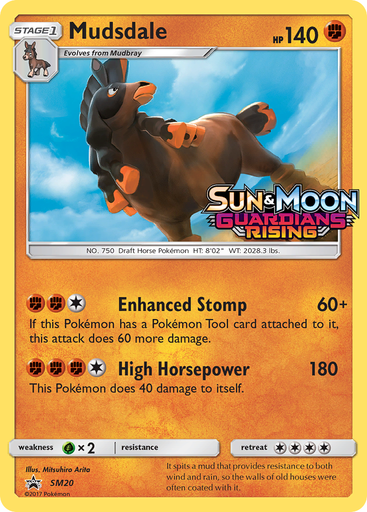 Mudsdale SM20/248 Promo | SM Black Star Promos | Pokemon Card