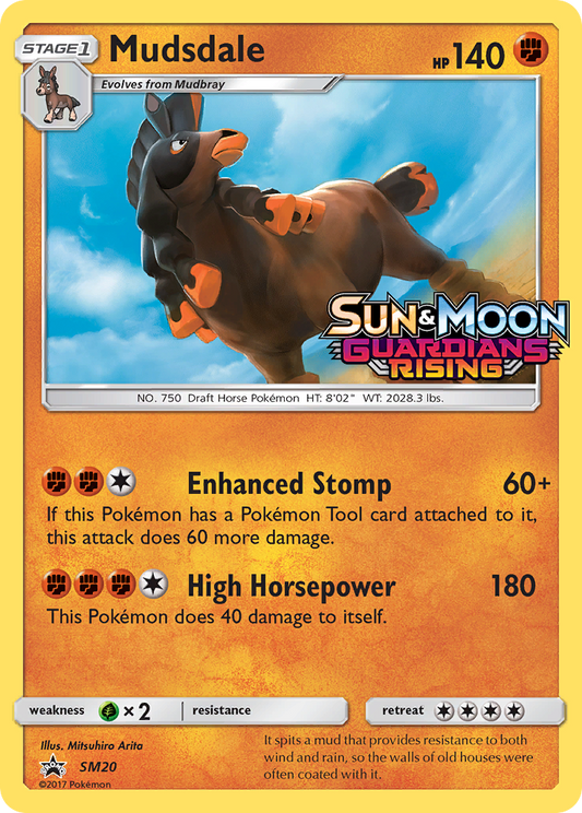 Mudsdale SM20/248 Promo | SM Black Star Promos | Pokemon Card