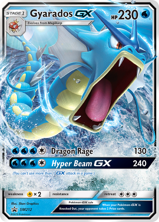 Gyarados-GX SM212 Promo | SM Black Star Promos | Pokemon Card