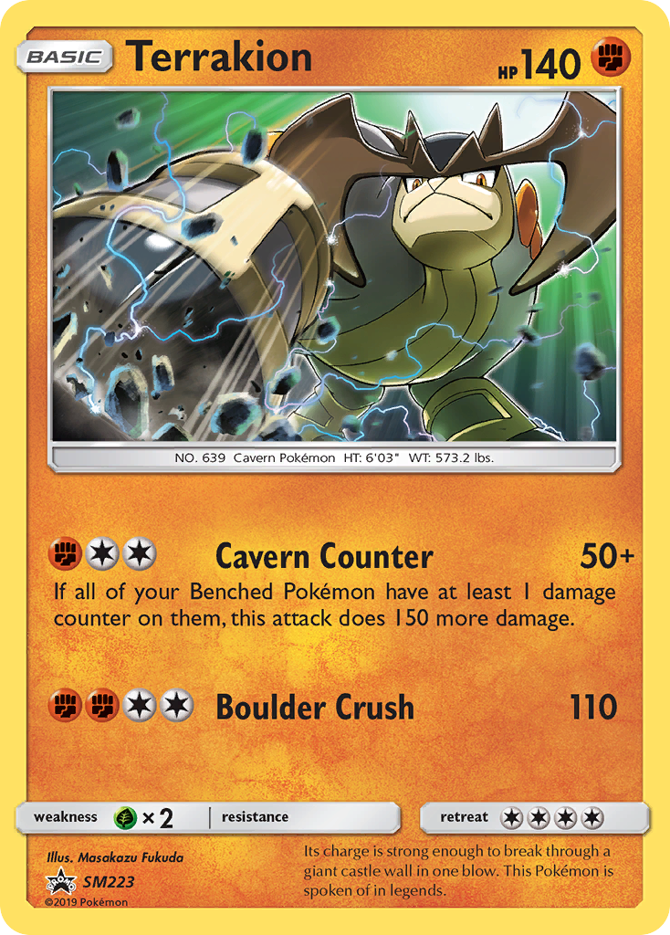 Terrakion SM223/248 Promo | SM Black Star Promos | Pokemon Card